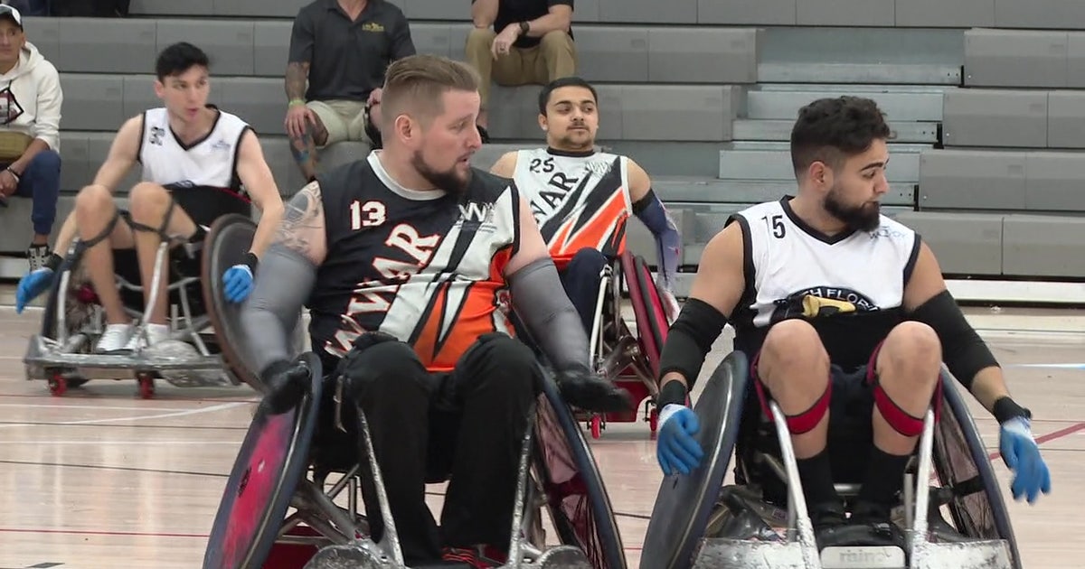 Diabled Rugby 'It's intense': Disabled athletes compete in international Wheelchair ...