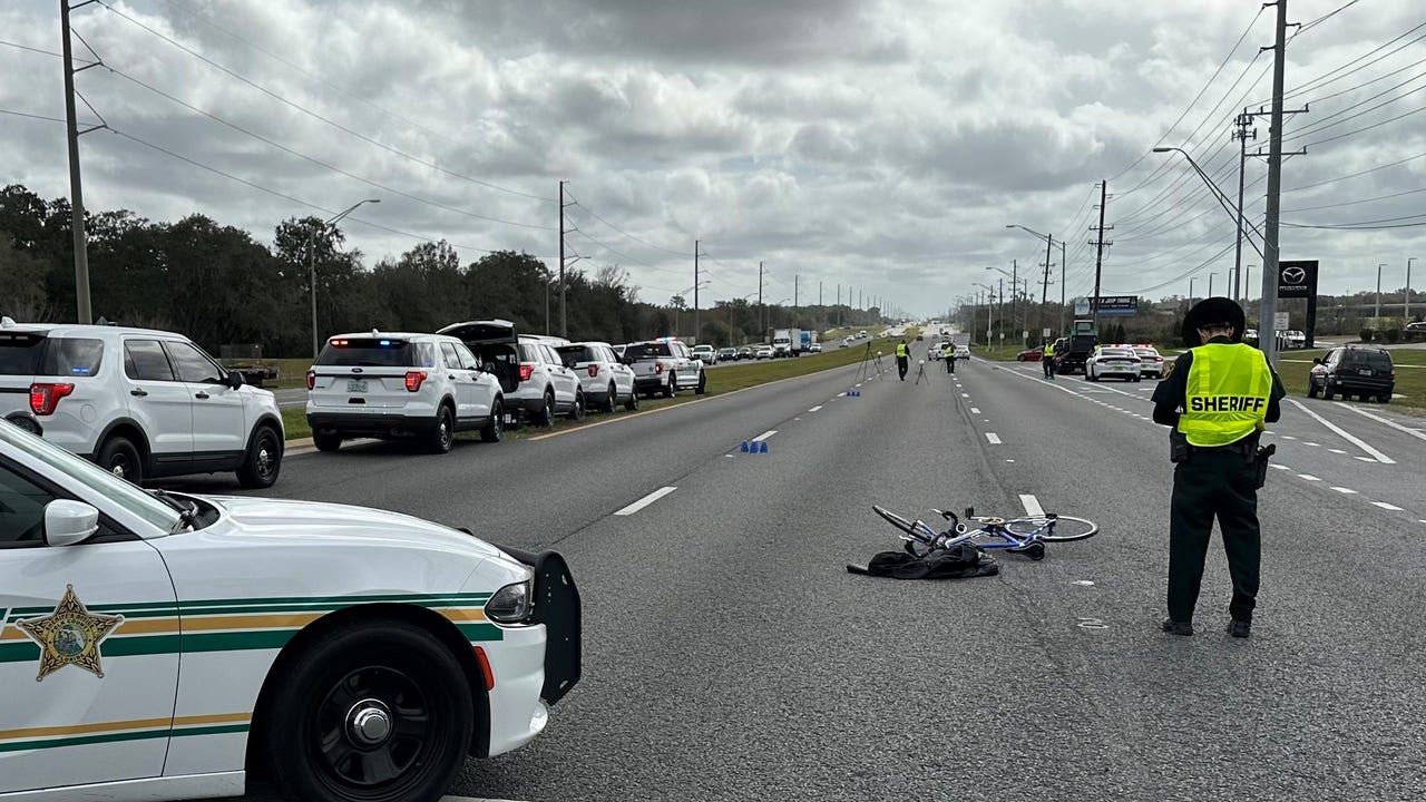 Bicyclist Killed In Lakeland Crash | FOX 13 Tampa Bay