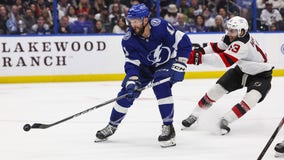 Defenseman Victor Hedman reaches 700 career points, Lightning beat Devils 6-3