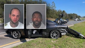 VIDEO: 2 men arrested in Brooksville after high speed chase, troopers find drugs, alcohol and gun