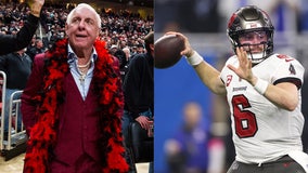 Wrestler Ric Flair pumps up Baker Mayfield after Bucs loss in Detroit: ‘You played your heart out’