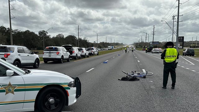 Bicyclist killed in Lakeland crash
