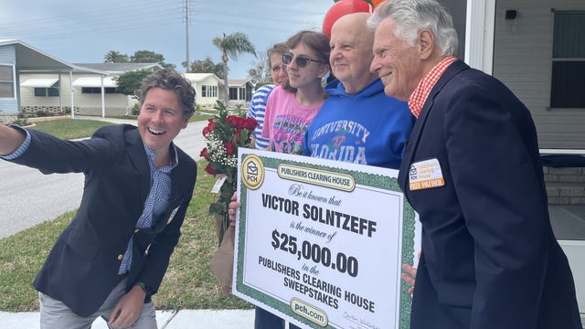 New Port Richey man wins big prize from Publishers Clearing House