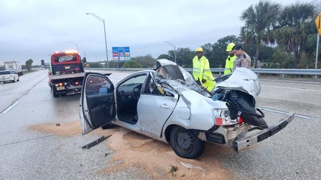 2 injured, car crashes into Publix semi-truck while merging onto I-275: FHP