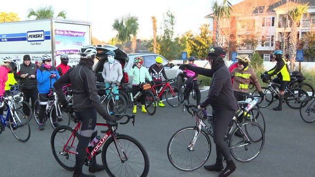 'Cure on Wheels': 15-year cancer survivor leads team of cyclists on 330-mile journey