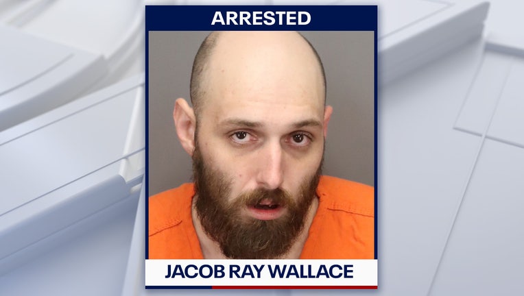 Jacob Ray Wallace mugshot courtesy of the St. Petersburg Police Department. 