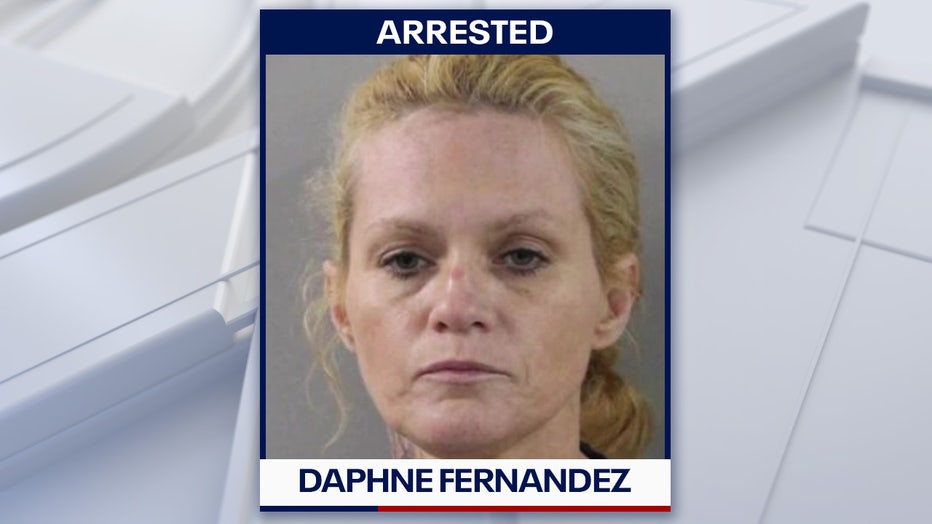 Daphne Fernandez mugshot courtesy of the Polk County Sheriff's Office. 