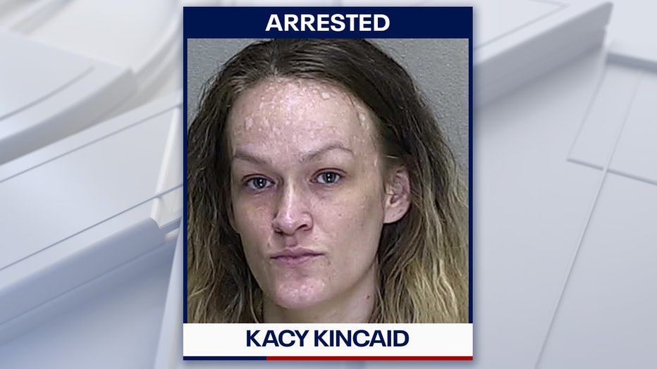 Kacy Kincaid mugshot courtesy of the Ocala Police Department. 