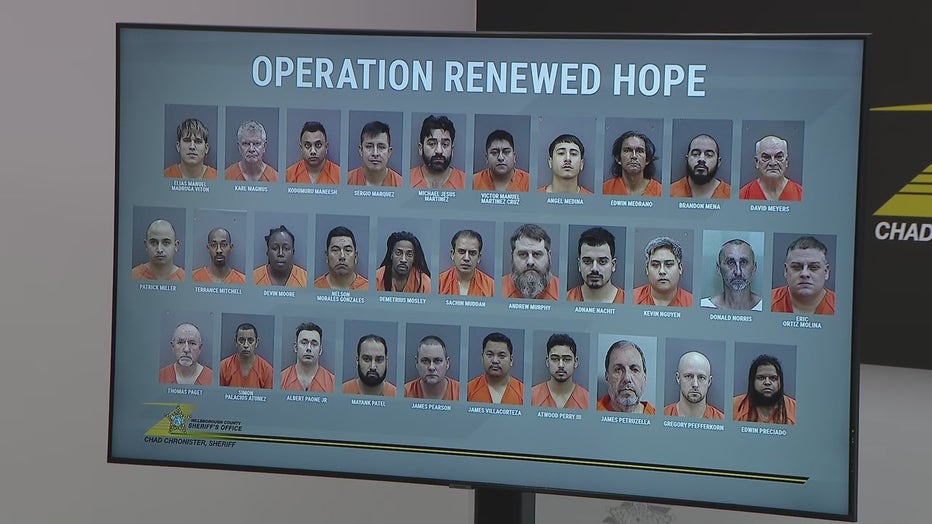 More than 120 people were arrested during Operation Renewed Hope. 