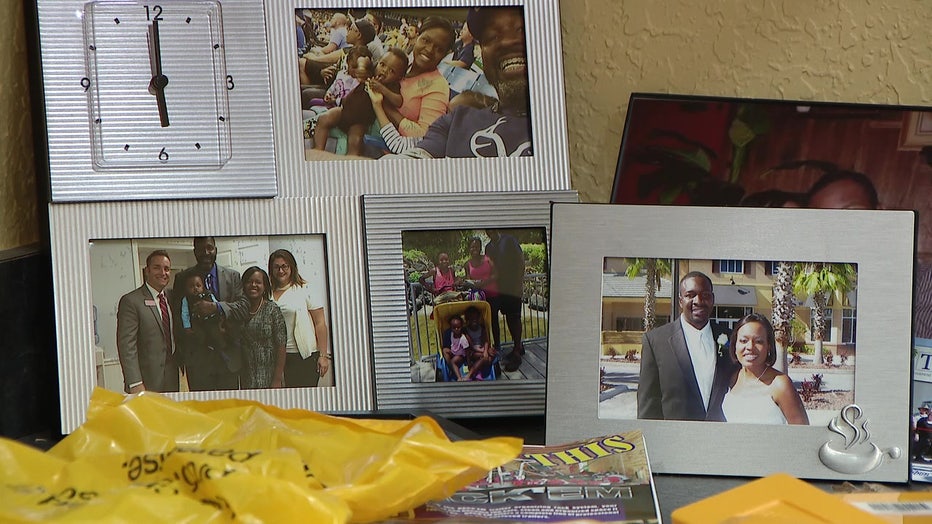 Photos of LJ Tucker's family. 