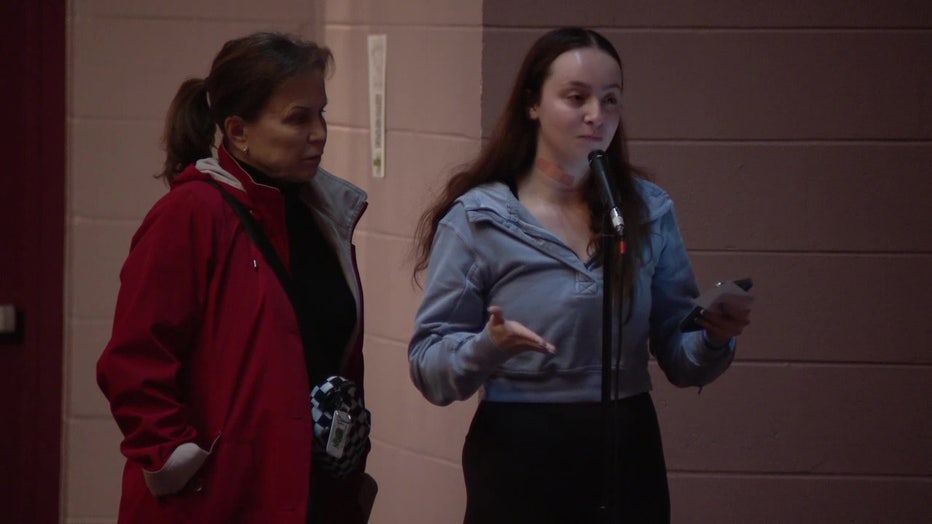Ava Boonstoppel, whose twin brother was killed in a shooting in Ybor City, spoke at a meeting in which Tampa leaders discussed a proposed curfew for teens.