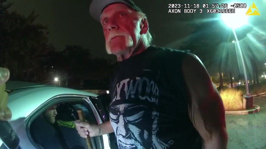 Hulk Hogan showed up as his son was being arrested for DUI. Image is courtesy of the Clearwater Police Department.