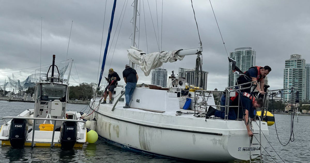 Man rescued off sinking boat at St. Pete Pier | FOX 13 Tampa Bay