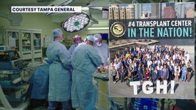 Go behind the scenes of Tampa General Hospital’s nationally recognized transplant center