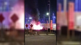 One taken to hospital after two cars catch fire in Tampa: Firefighters