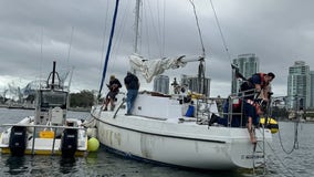 Man rescued off sinking boat at St. Pete Pier