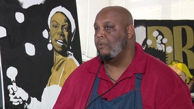 Polk County teacher and students display work in Black History Month art show