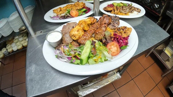 Authentic Mediterranean food fresh off the grill in South Tampa