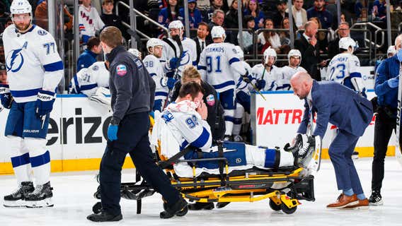 Lightning defenseman Mikhail Sergachev undergoes surgery after scary injury