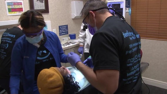 Free dental care day puts smiles on the faces of hundreds of people in New Port Richey