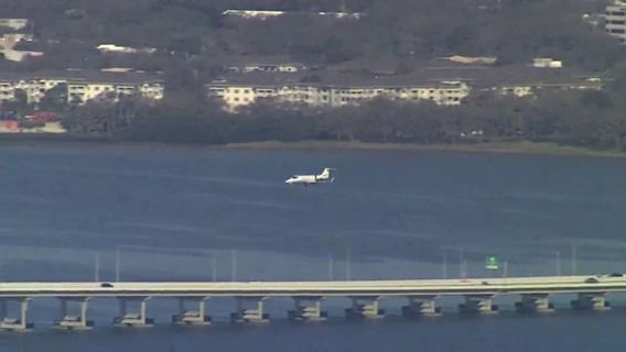 Plane shreds tire on takeoff; returns for emergency landing at PIE