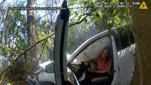 Woman rescued by Hillsborough deputy before her car caught on fire: HCSO