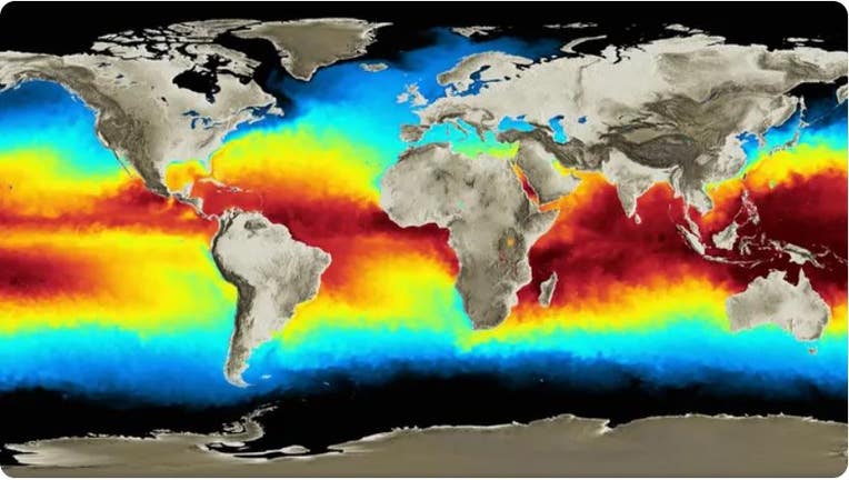 The Along Track Scanning Radiometer on ERS provided the capability to accurately track sea-surface temperature. (Image: ESA)