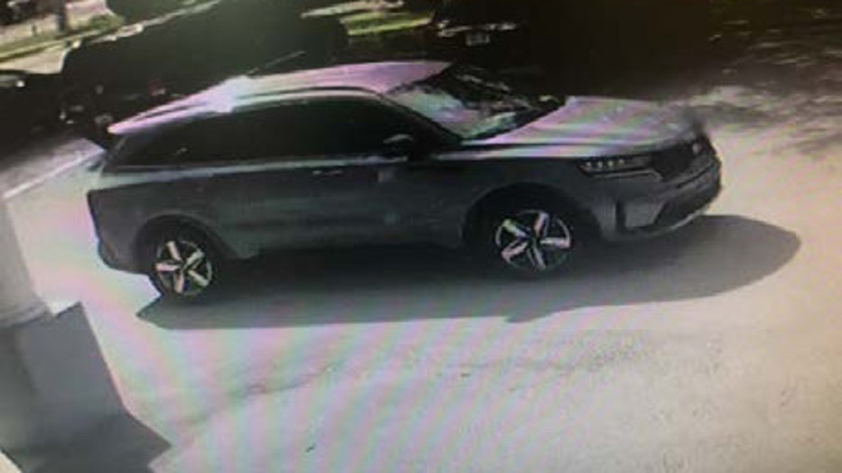 Winter Haven police say a couple in this car stole an 8-week-old puppy from a teenager. Image is courtesy of the Winter Haven Police Department.