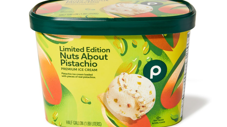 Pictured: Publix Nuts about Pistachio ice cream.