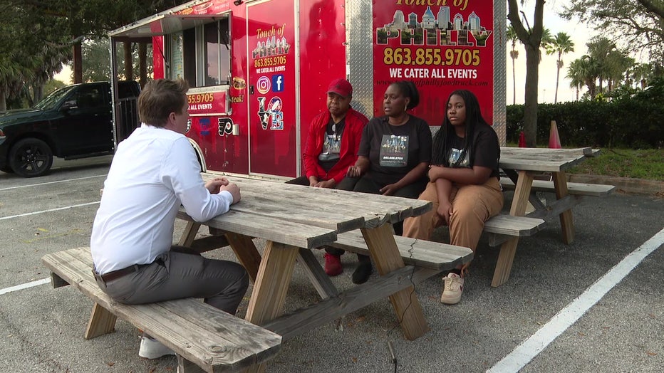 The Crawford's talk with FOX 13's Jordan Bowen about the possible food truck ban. 