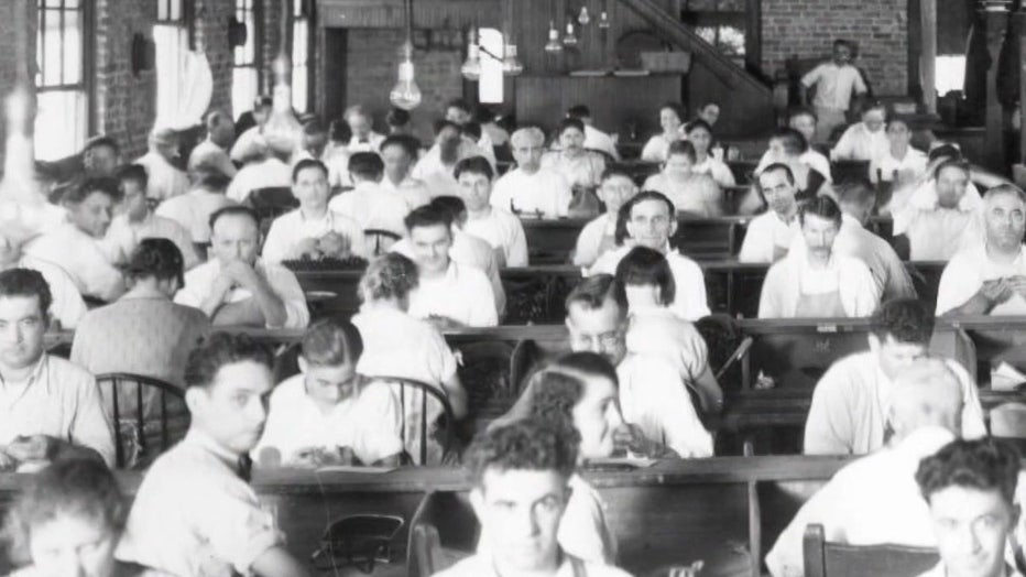 Many Sicilian immigrants worked in the Ybor City cigar factories. 
