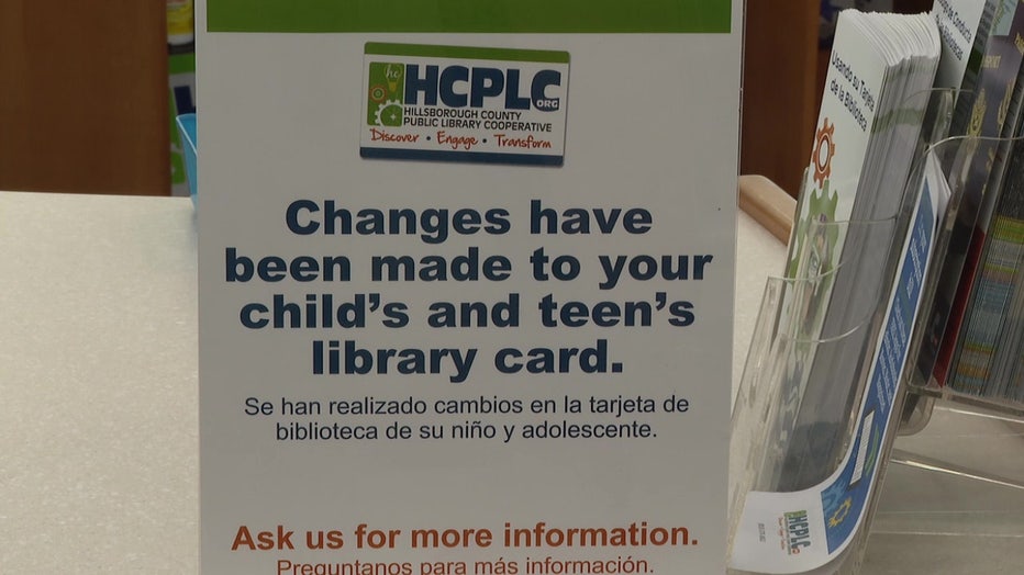 Parents can now choose the materials their children can access at a Hillsborough County public library. 