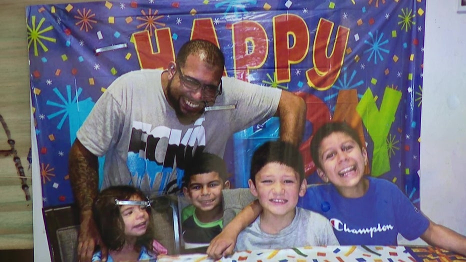 Pictured: Bryan Proenza and family. 