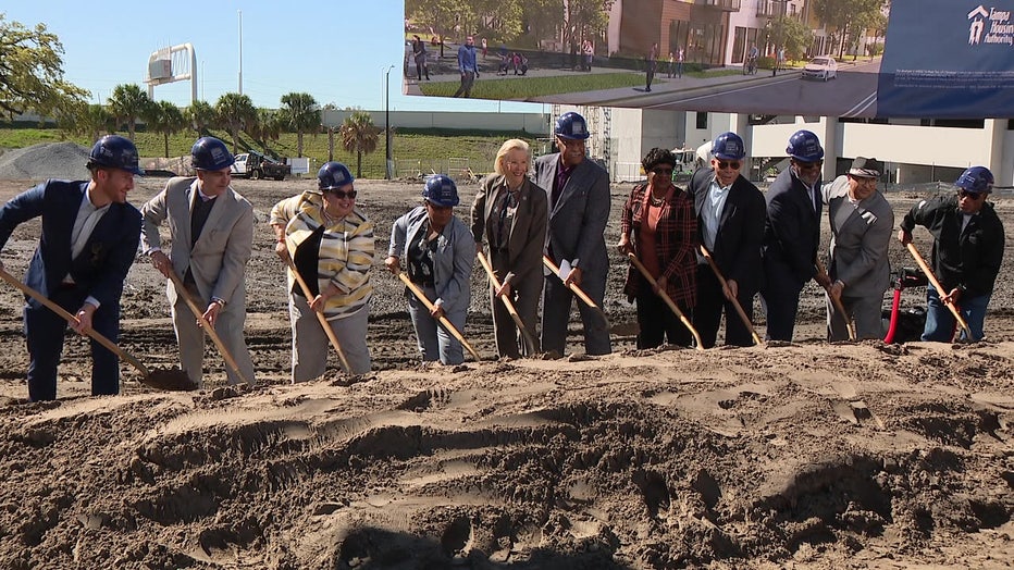 City leaders held a groundbreaking ceremony on Thursday.