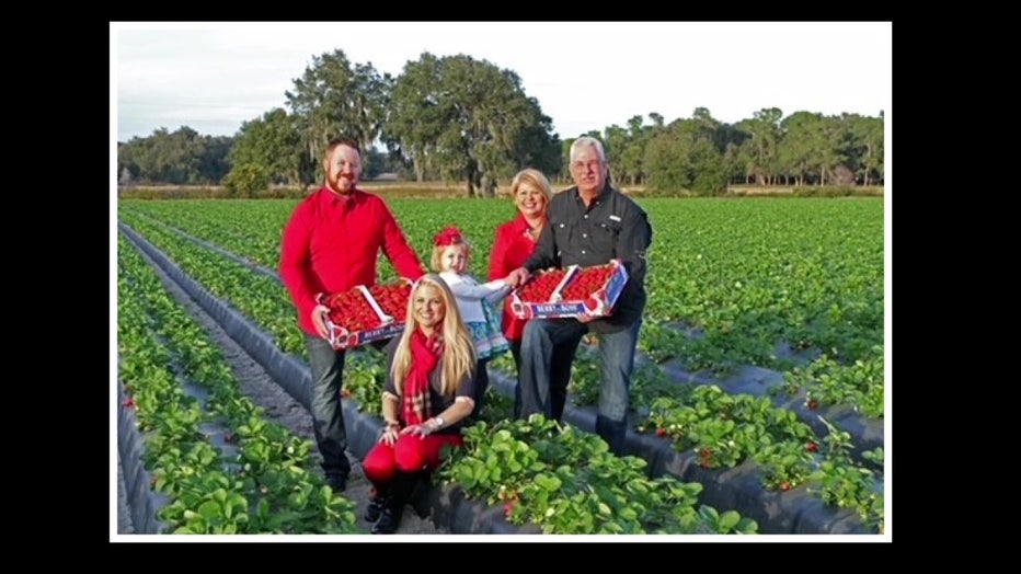 Strawberry Sue and her family. 