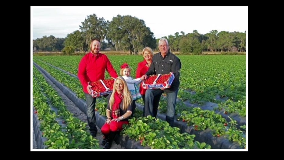 Strawberry Sue and her family.