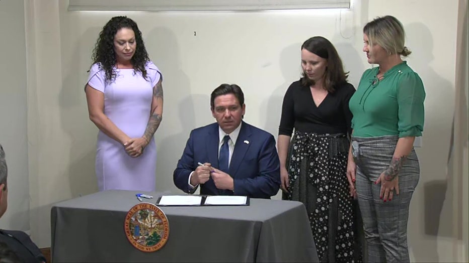 Gov. Ron DeSantis signs bill that clears the way for the release of grand jury testimony about the late sex offender Jeffrey Epstein. 