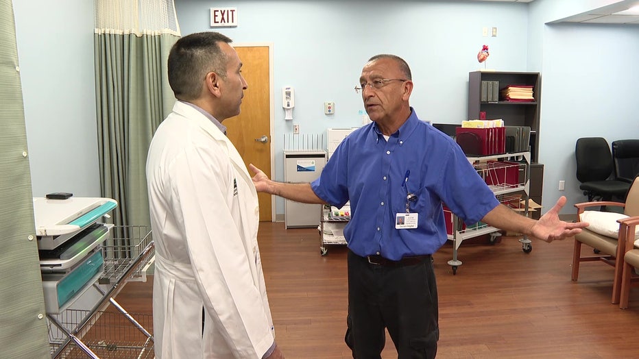 Doctors say Luis Galaz's boss helped save his life by recognizing the signs of stroke. 