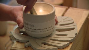 Bay Area eco-friendly candle maker creates her own concrete vessels