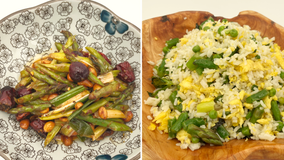 Recipe: Green Asparagus Kung Pao with Spring Fried Rice