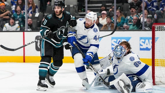 Brayden Point scores twice, Nikita Kucherov has 4 assists in Tampa Bay Lightning’s 4-1 win over Sharks