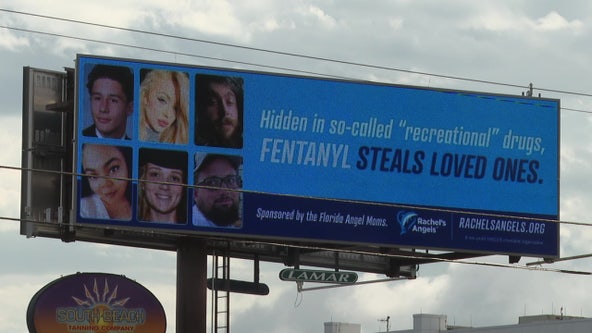 Billboard in Tampa raises awareness about the dangers of fentanyl, mother uses son's story to save lives