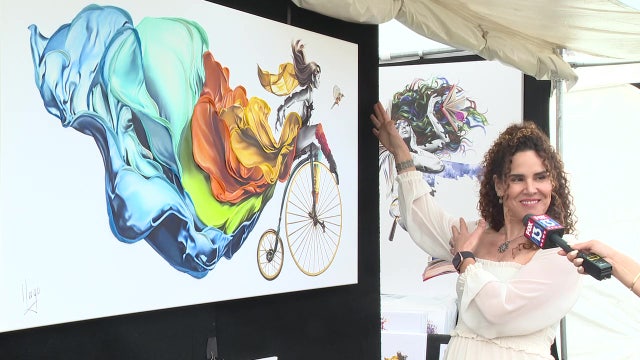 Interactive art and live music at Gasparilla Festival of the Arts in Tampa