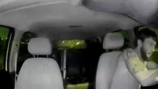 Video: Carjacking suspect takes EMS vehicle on a joyride before crashing and running