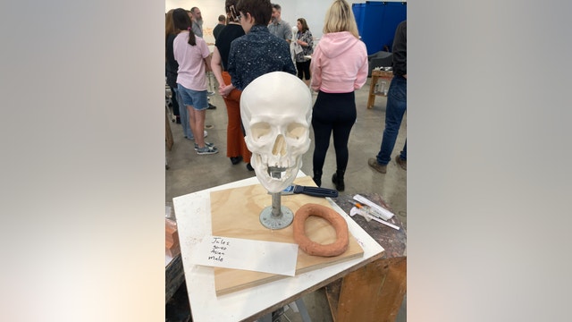 Students help bring skulls to life in an effort to solve cold cases