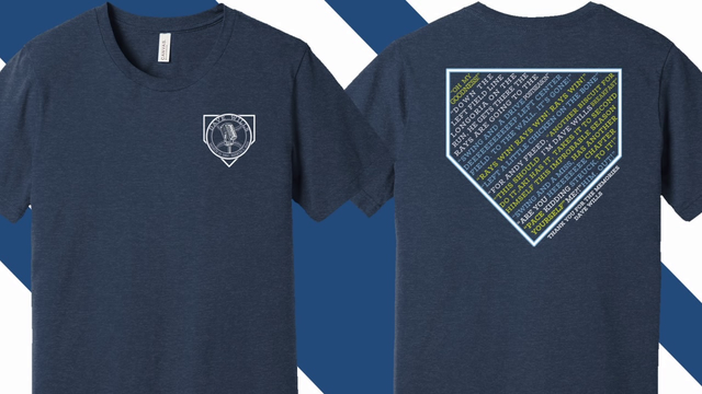 St. Pete apparel designer honors memory of Rays' late broadcaster