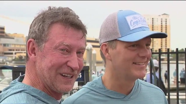 'The Great One' Wayne Gretzky jumps aboard 'Coop's Catch for Kids'