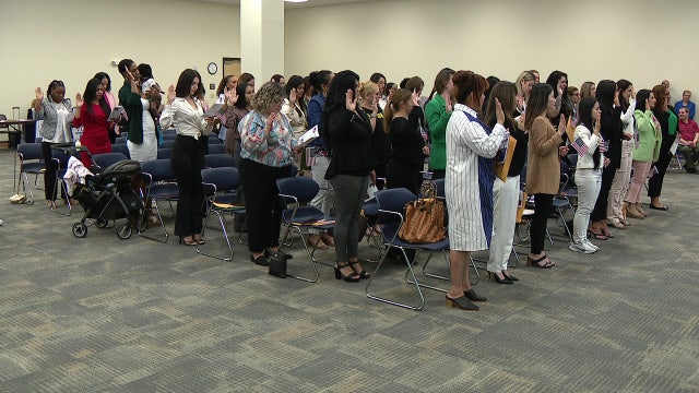 Dozens of immigrants receive U.S. citizenship during ceremony in Riverview