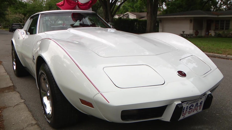 Atkinson-Jones also won a Classic renovated 1974 Corvette.
