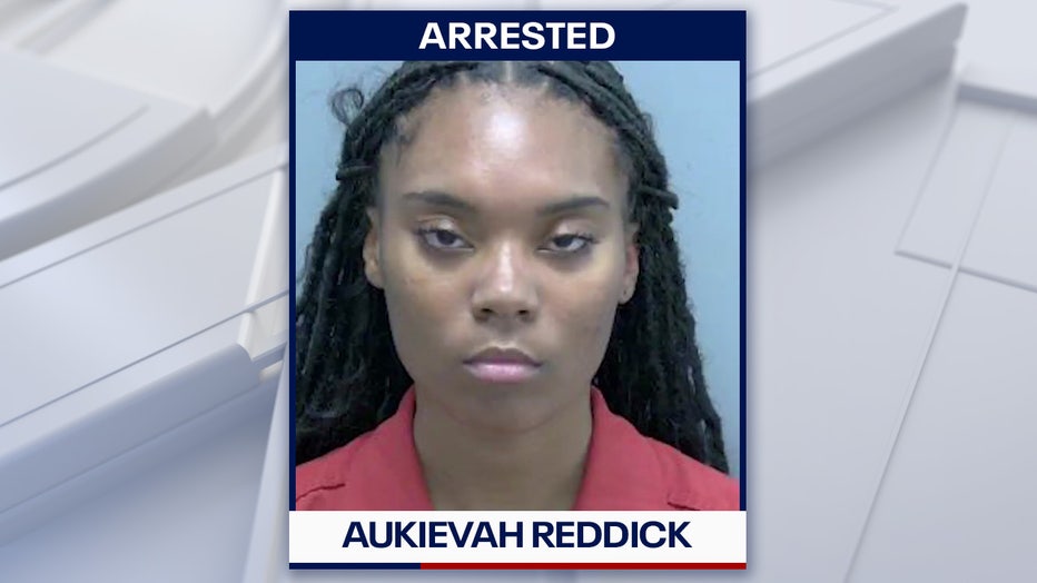 Aukievah Reddick mugshot courtesy of the Lee County Sheriff's Office.